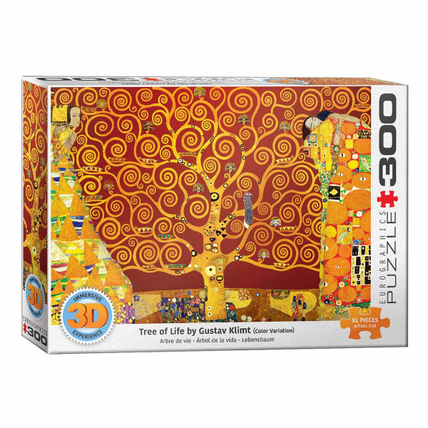 Puzzle 300 sa 3D efektom TREE OF LIFE BY KLIMT 