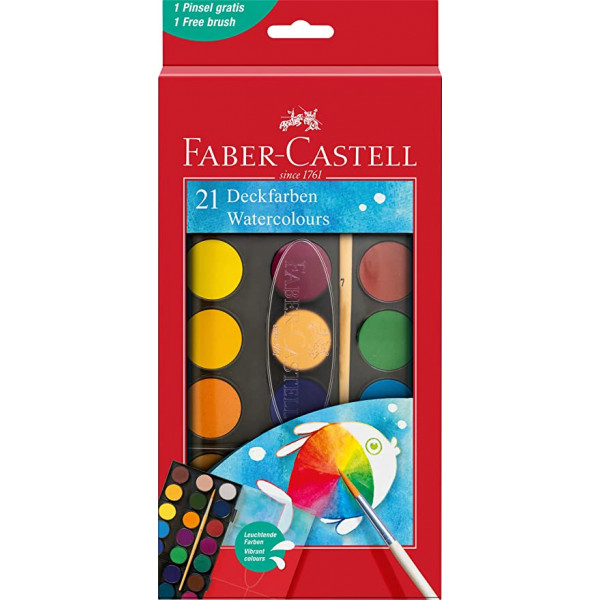 FABER CASTELL vodene boje 21kom 
