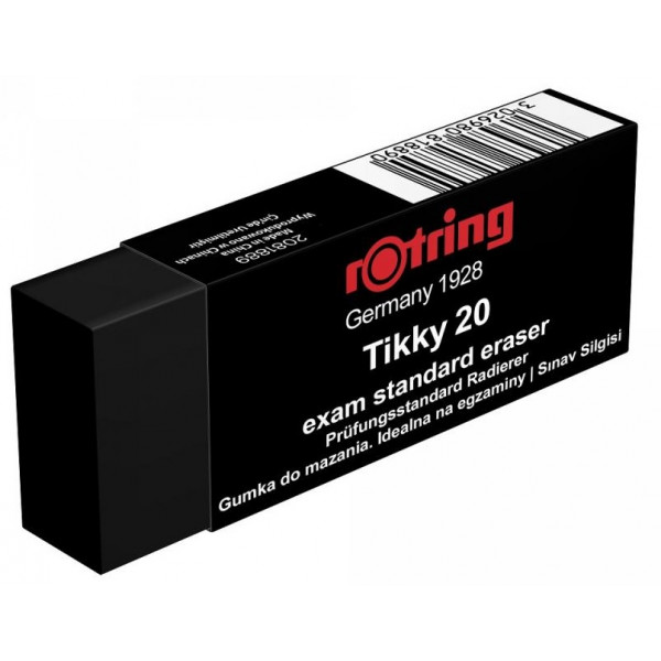 Gumica ROTRING TIKKY 20 - CRNA 