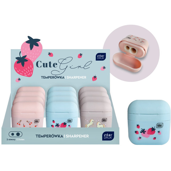 Rezač za olovke CUTE GIRL - TRI MOTIVA 