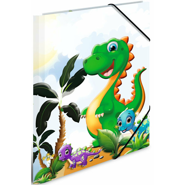 Fascikla plastificirana DINOSAURUS 24x32x1,5cm 