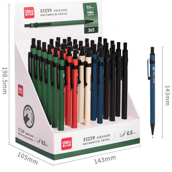 TEHNIČKA OLOVKA SA GUMIRANIM TELOM 0,5mm 1/36 