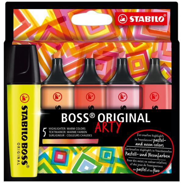 SIGNIR STABILO BOSS ORIGINAL ARTY SET 1/5 TOPLE BOJE 