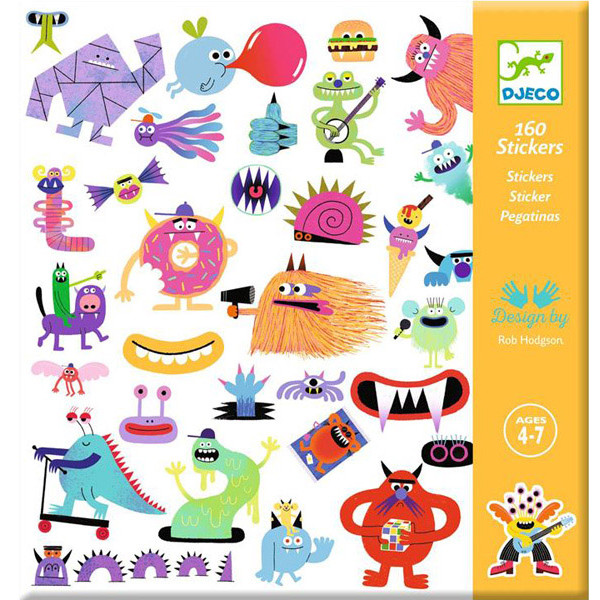 MONSTER stikeri 160kom 