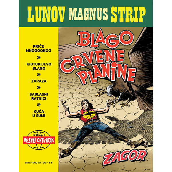 LUNOV MAGNUS STRIP 04, ZAGOR BLAGO CRVENE PLANINE KOR B 