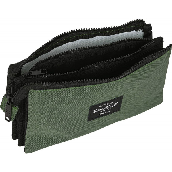 Pernica sa tri pregrade, prazna BLACKFIT8 - ZELENA 