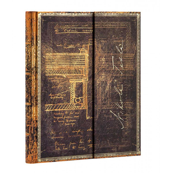 Notes 18x23cm EMBELLISHED MANUSCRIPTS TESLA, SKETCH OF 