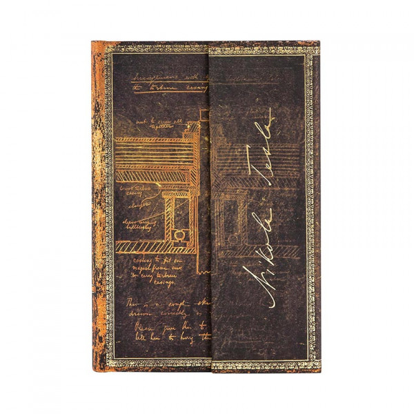 Notes 9x18cm EMBELLISHED MANUSCRIPTS TESLA, SKETCH OF 