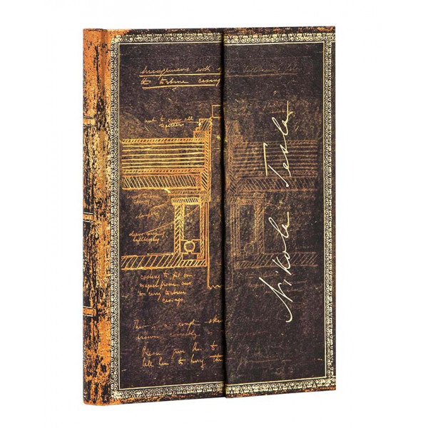 Notes 9x18cm EMBELLISHED MANUSCRIPTS TESLA, SKETCH OF 