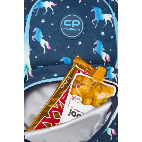 Školski ranac COOLPACK SPINER TERMIC BACKPACK Blue Unicorn 