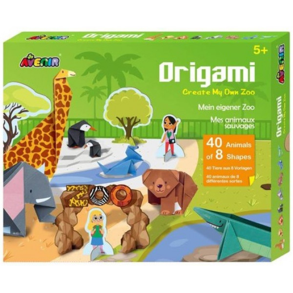 ORIGAMI set - NAPRAVI SVOJ ZOO VRT - LEVEL2 