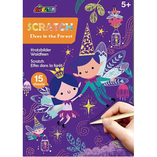 Lreativni set A5 SCRATCH BOOK - ŠUMSKI VILENJACI 