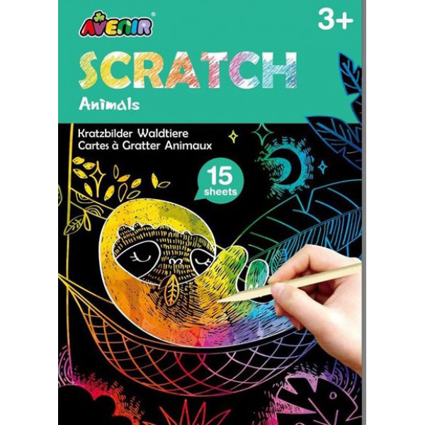 Kreativni set MINI SCRATCH BOOK - ŽIVOTINJE 