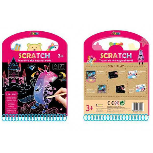 SCRATCH BOOK putovanje u svet magije 