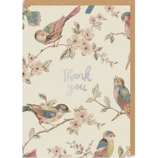 Čestitka THANK YOU - BIRDS 