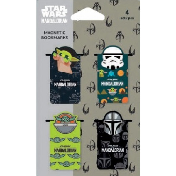Set četiri magnetna obeleživača stranica STAR WARS 