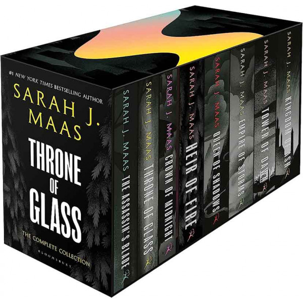 THRONE OF GLASS box set adult PB 