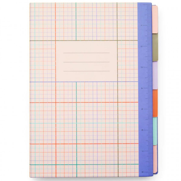 Notes sa lenjirom DIVIDER NOTEBOOK A5 