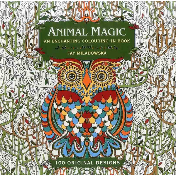 ART THERAPY ENCHANTMENT COLOURING Animal Magic 