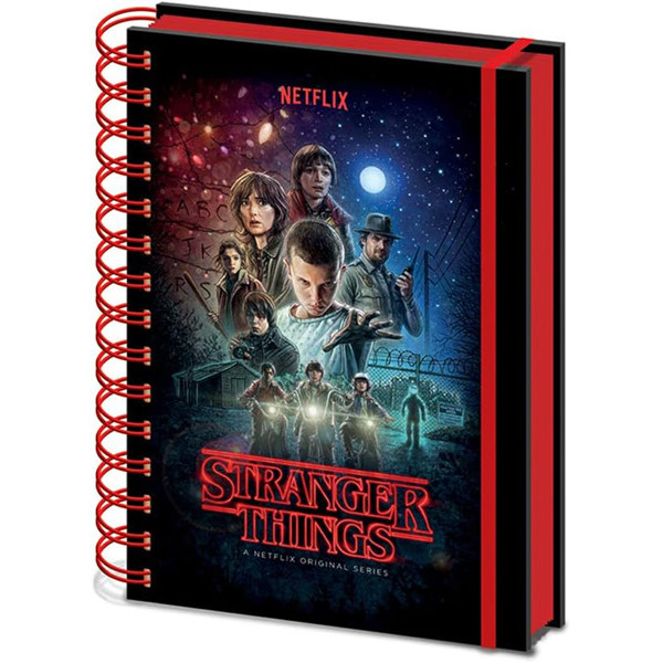 STRANGER THINGS notes na linije A5 