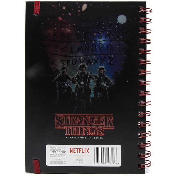 STRANGER THINGS notes na linije A5 