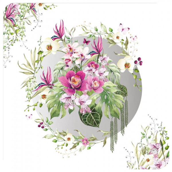 Čestitka CIRCULAR ORCHID 
