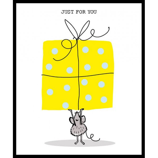 Rođendanska čestitka BIG GIFT/TINY MOUSE 