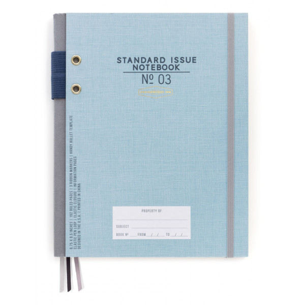 Notes i planer A5 NO.03 BLUE 