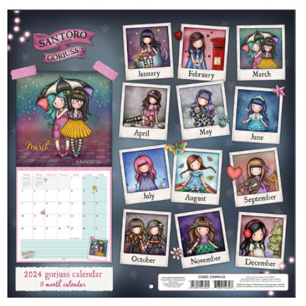 Zidni kalendar 2024 GORJUSS FAIRY DUSK 