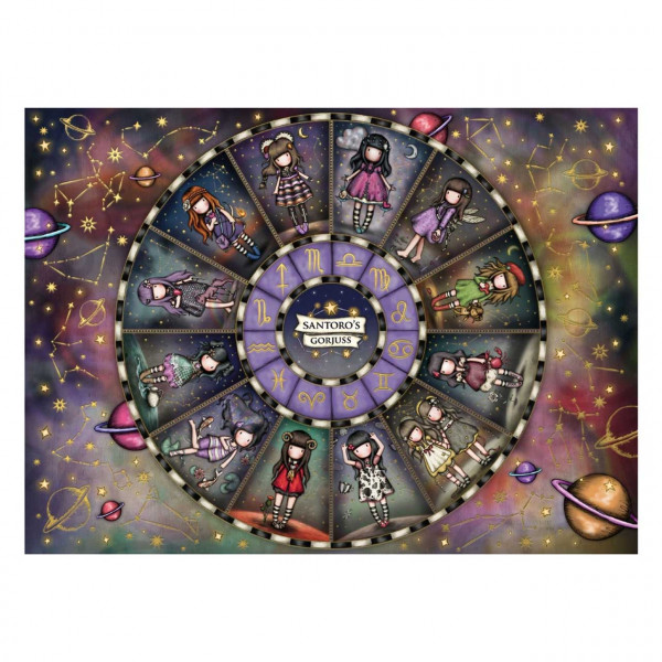 Puzzle 1000 NOVA GODINA GORJUSS Zodiac Constellations 