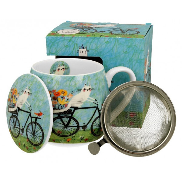 ŠOLJA ZA ČAJ SA INFUZEROM CATS BICYCLE 