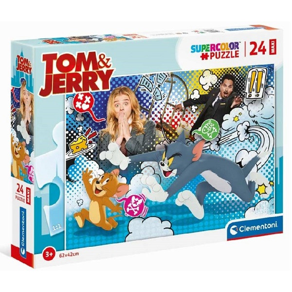 CLEMENTONI PUZZLE 24 MAXI TOM AND JERRY 