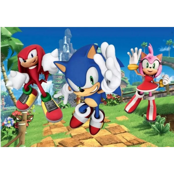 CLEMENTONI PUZZLE 3X48 SONIC 