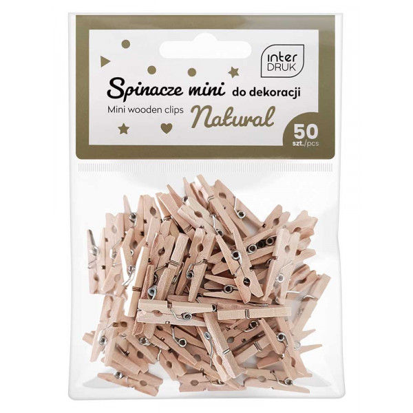 DEKORATIVNE DRVENE MINI ŠTIPALJKE 