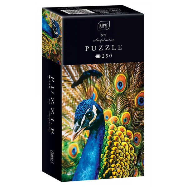 PUZZLE 250kom COLOURFUL NATURE PEACOCK 