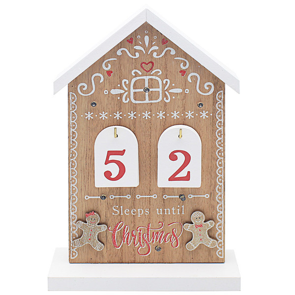 Kalendar GINGERBREAD LED 
