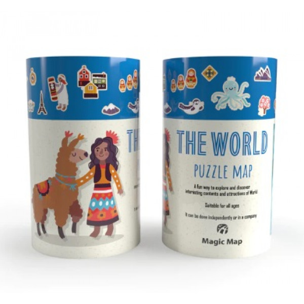 PUZZLE Piktografska mapa sveta 