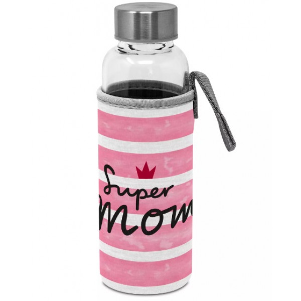 Staklena flaša SUPER MOM 