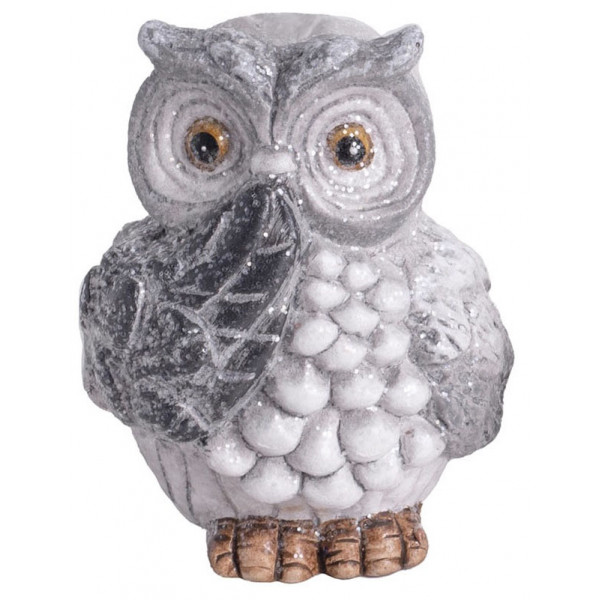 Novogodišnja figura SOVA / 3 VRSTE - 7cm 