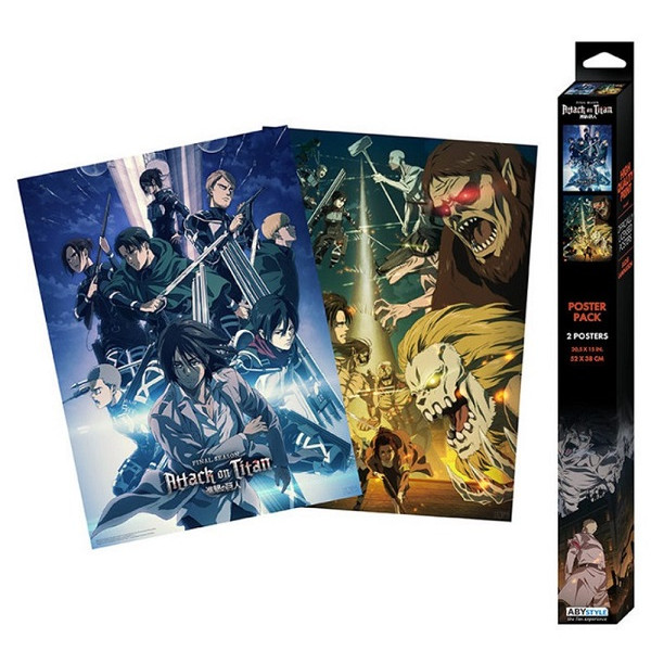Set dva postera NAPAD TITANA 