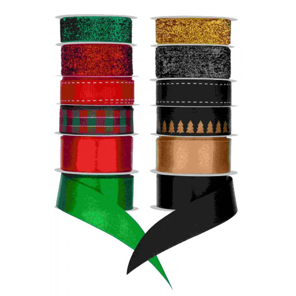 Ukrasne trake NOVA GODINA, 6x1,5 m (dve vrste) 