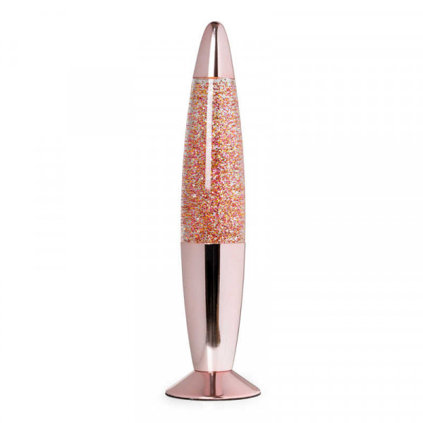 Dekorativna lampa GLITTER ROSE GOLD 34cm 