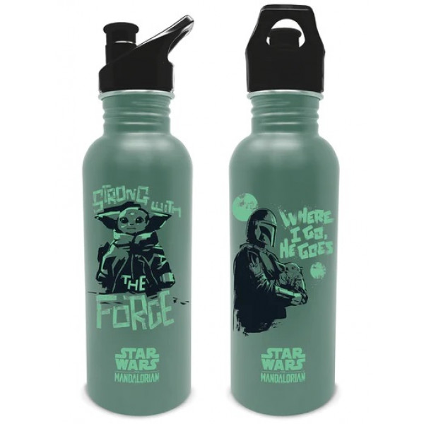 STAR WARS metalna flašica za vodu WHEREVER I GO 