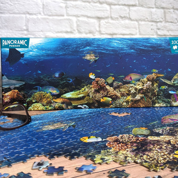 Puzzle ŽIVOT U OKEANU Panorama 1000 kom 