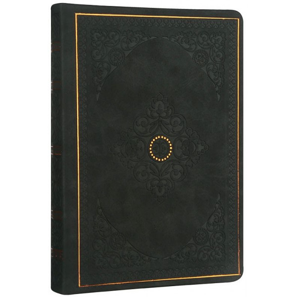 VICTORIA'S JOURNALS notes A5 na linije OLD BOOK - CRNI 
