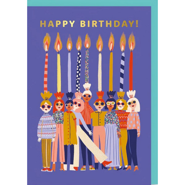 Rođendanska čestitka CANDLE LADIES 