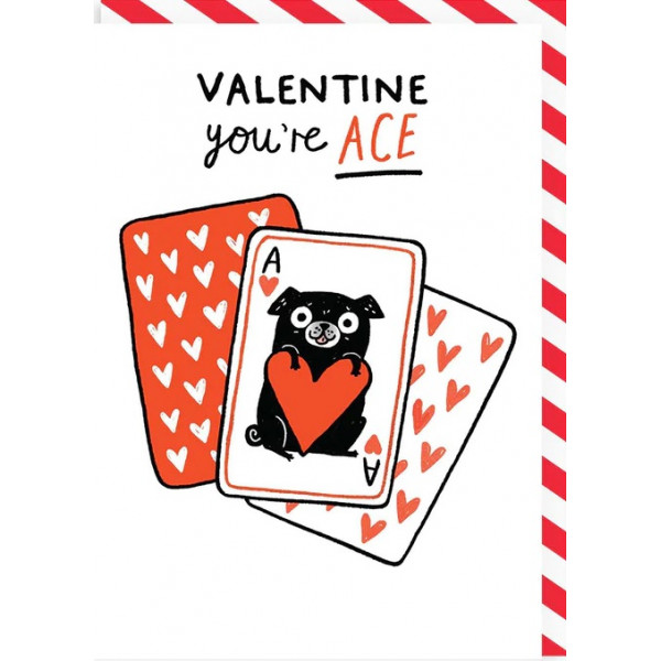 Čestitka VALENTINE YOU'RE ACE 