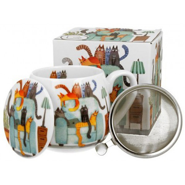 Šolja sa infuzerom CAT'S WORLD - THE CHAIR 430ml