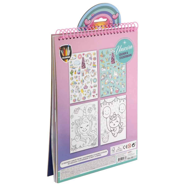 Bojanka i stikeri JEDNOROG 