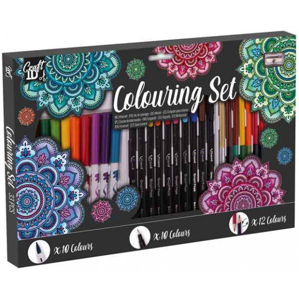 Umetnički set za crtanje i slikanje 33 PCS - 37.5X24CM 